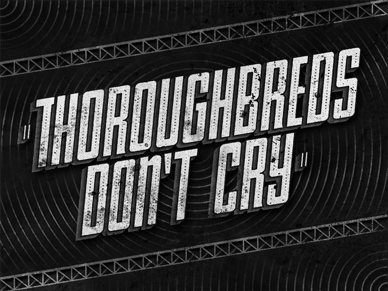 Thoroughbreds Don’t Cry • 1937 • Movie Title sans judygarland movietitle lettering typography type