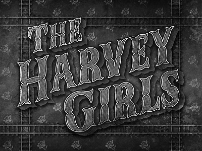 The Harvey Girls • 1946 • Movie Title judygarland lettering movietitles typography