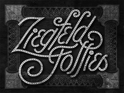 Ziegfeld Follies • 1946 • Movie Title judygarland lettering marquee movietitles typography