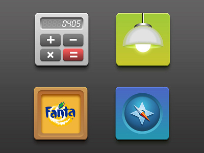 a set of icon exercise calculator exercise icon light map