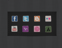 Footer Icon Patch footer icons social media website