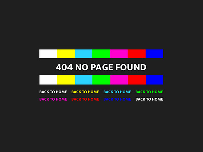 #DailyUI #008 - 404 page