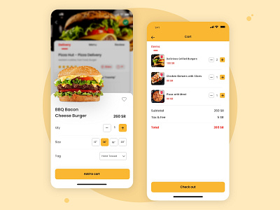 Food App adobe xd app design application ui design designer food app ios app ios app design mobile ui uidesign ux