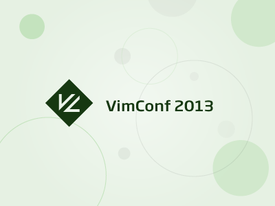 Proposed logo design for VimConf 2013 logo vim