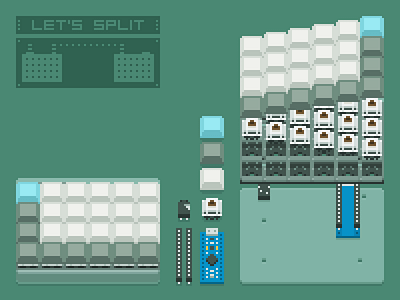 Self-made keyboard: Let’s Split