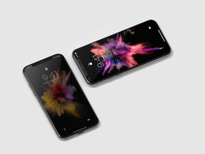 Phone X Mockup black blank business design device display illustration ios iphone iphone x iphone x mockup mobile mockup modern new new year phone preview realistic screen