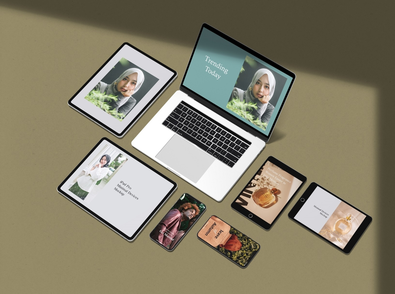 Minimal Devices MockUps by Graphicbars on Dribbble