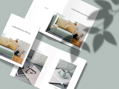 A4 Bi-Fold Brochure Mockup