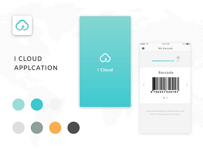 Icloud layout APP app branding design icon logo ui