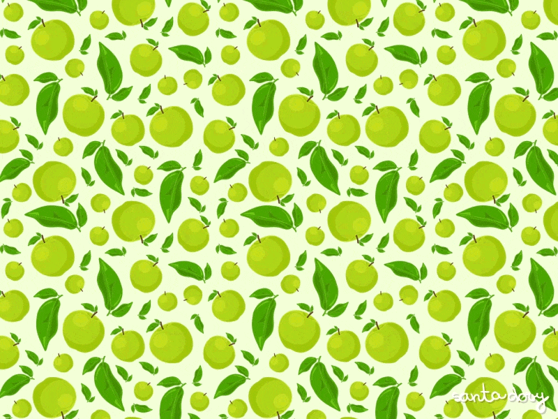 Fresh  apples pattern (1)