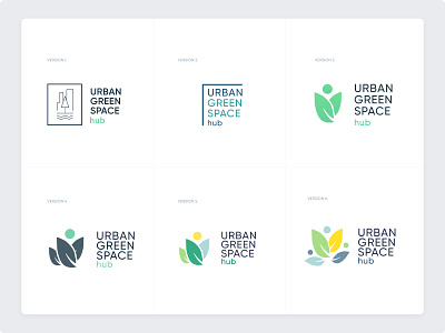 Urban Green Space Hub Logo Exploration brand design brand identity branding illustration landscape logo logotype