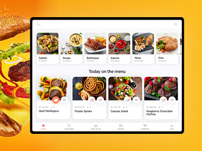 Yummy Recipes app app design design recipe app ui ux web app