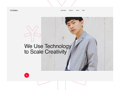 Yxterix Website Redesign design marketing agency ui user interface design ux web web design
