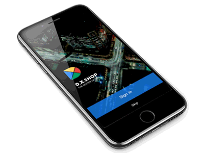 DXshop e commerce gif ui