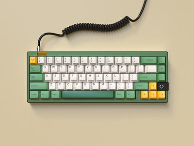 Keyboard Design c4d customized keyboard keycap