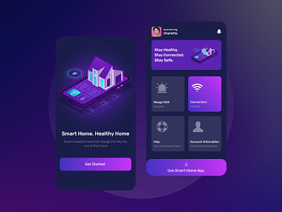 Smart Home. Healthy Home APP UI