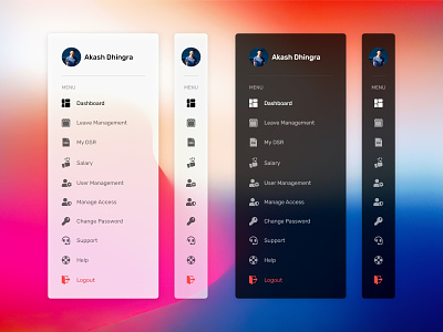 Side Navigation Design