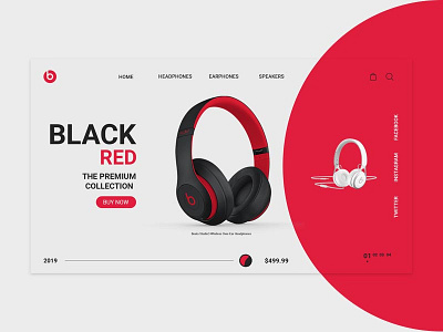 With Beats by Dre, you never feel alone. beats by dre branding creative design graphic design headphones mockup design modern web design music web design website design