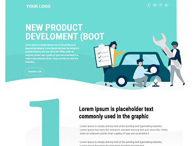 Product based landing page