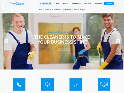 Mockup cleaning website clean creative design graphic design landing page mockup mockup psd ui web web design website website design