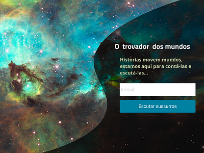 Trovador dos mundos landing page