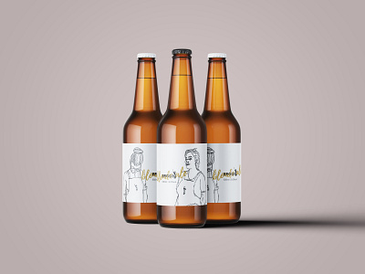 Beer Label (rejected) beer beer label design graphicdesign illustration labeldesign packagedesign packaging