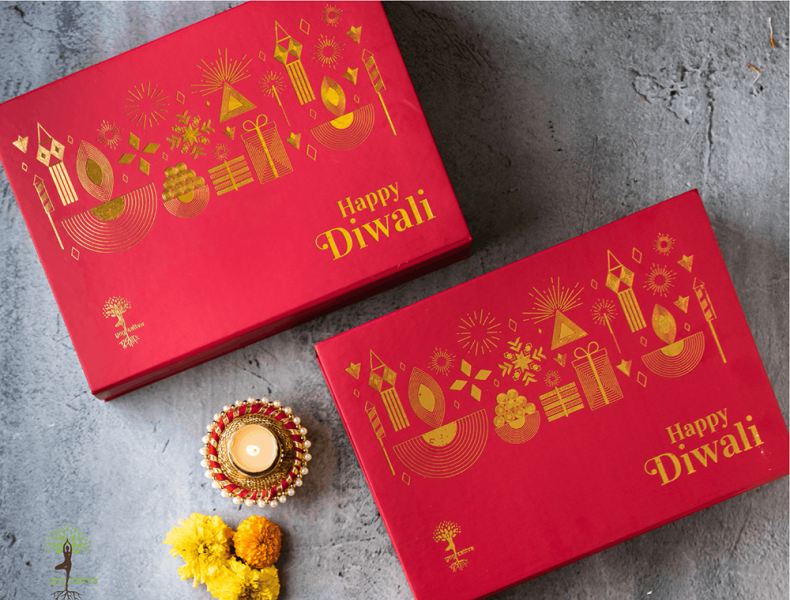 Manjari Diwali Gift Box - Pack of 4 – Buraansh - A Treat from The Himalayas