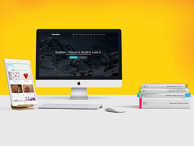 Baymax – One/MultiPage WordPress Business Theme business clean corporate onepage theme wordpress