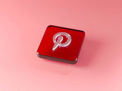 Pinterest 3D Icon