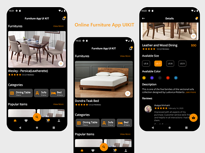 Online Furniture Shop App By Flutter