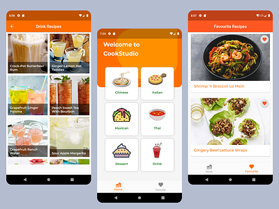 Download Cookstudio-Recipe App By Flutter by Shahanaz Putul on Dribbble