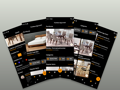 Furniture App UI Kit By Flutter