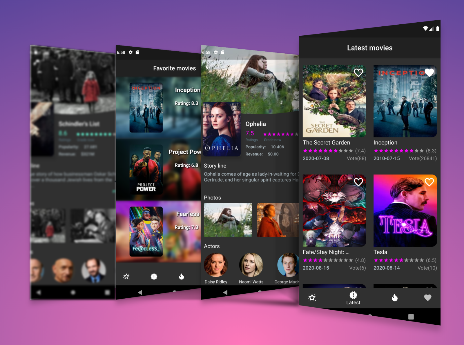 TMDB Movie Streaming App By Flutter by Shahanaz Putul on Dribbble