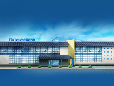 Illustration of the facade of the one mall website