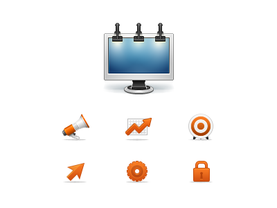 Icons for the web advertising network