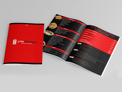 Asian Cuisine Menu Card