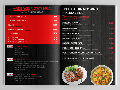 Menu Card Design