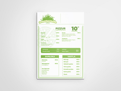 Menu Card bar beverage branding cafe design graphics meal menu menu bar menu card menu design pizzur restaraunt restaurant menu samloka vegetarian yummy menu