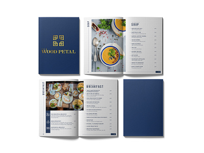 The Wood Petal Restaurant Menu Card bar beverage branding cafe cuisine design graphics meal menu menu bar menu card menu design restaraunt restaurant menu vegetarian yummy menu