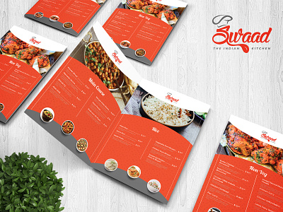 Main Course Menu Card Design