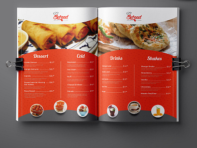 Swaad Restaurant Menu Card Design