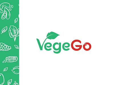 VegeGo Logo Design art direction branding branding design delivery service logo logo design visual design visual identity