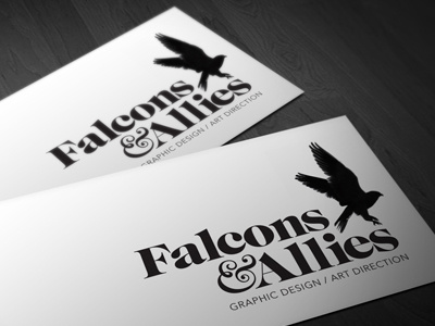 F&A Logo Rework branding corporate identity david baker falcons and allies