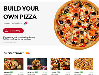 AR Food website UI/UX design (3/3) design ui ux web design