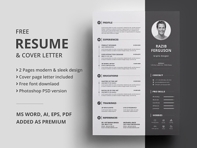 Freebie | Resume cv cv resume template cv template word free free resume free resume template freebbble freebie freebie psd resume resume design
