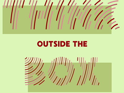 think outside the box color design illustration think outside the box typogaphy
