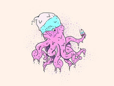 Ice Cream Octopus