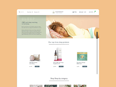 E-commerce homepage design animation app branding design flat graphic design homepage design minimal ui ux