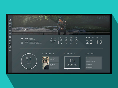 Smart Wall interaction design intermediales design smart wall smarttv tv