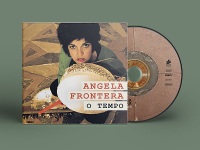 Angela Frontera ─ Cover and CD Layout angela frontera cd cd design cover design drums rhythm